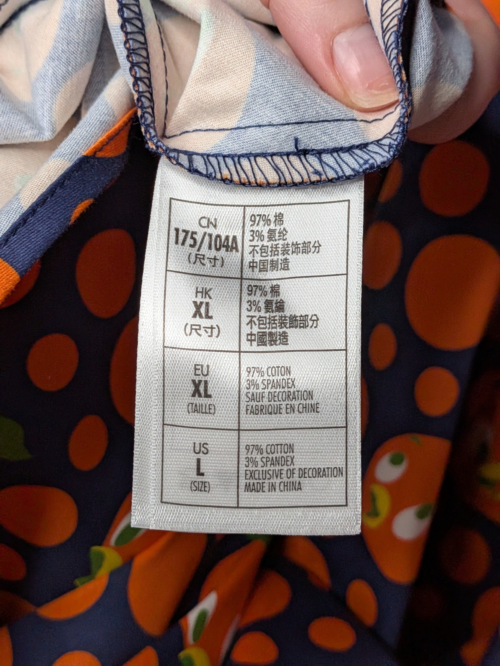 Disney Parks Orange Bird Polka Dot Sun Dress Navy Blue Women Large NWT Retro - Picture 9 of 12